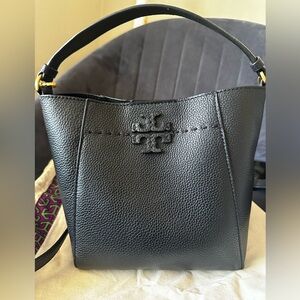 Tory Burch McGraw Bucket Bag.